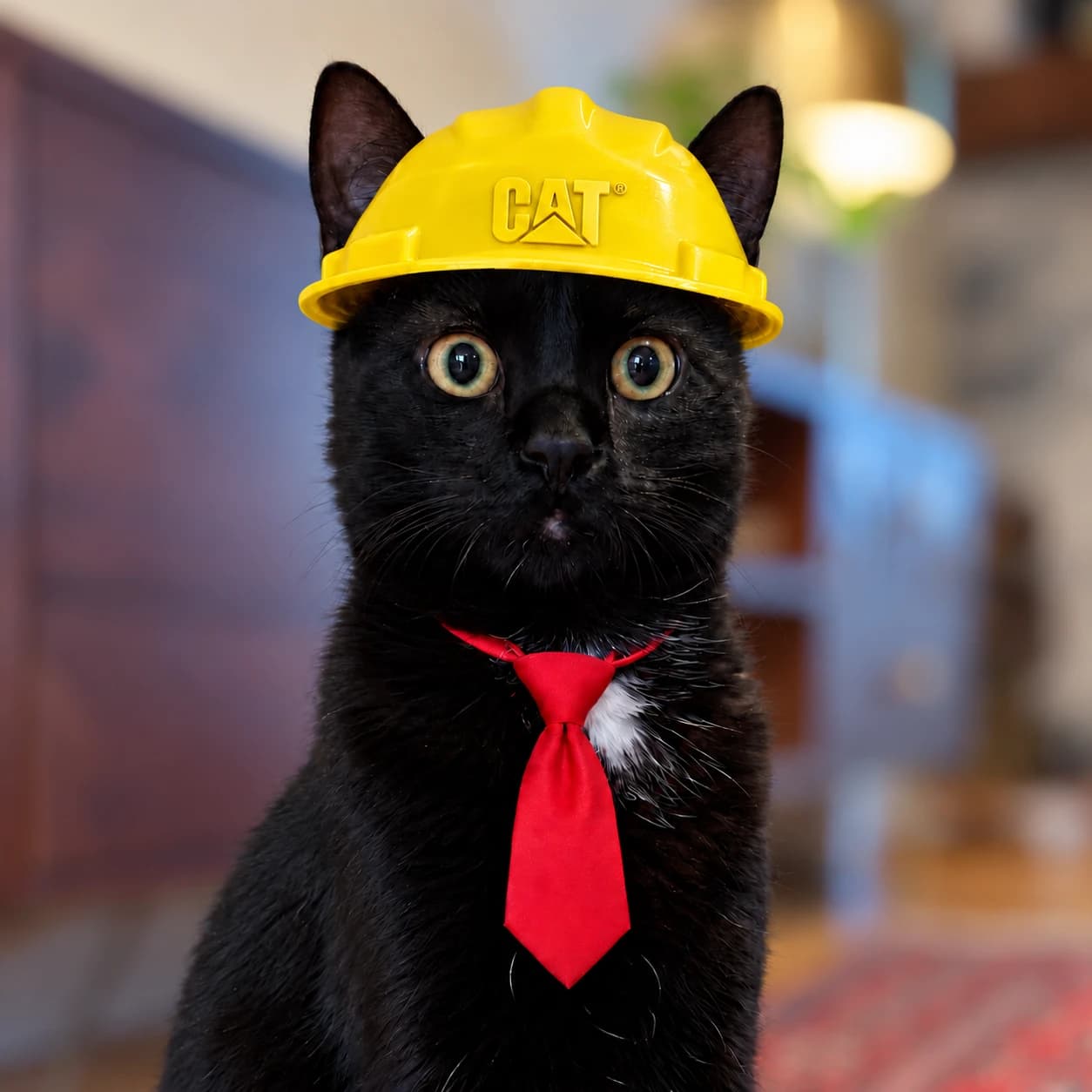 Pishi, a black cat and Chief Quality Officer at The Lils