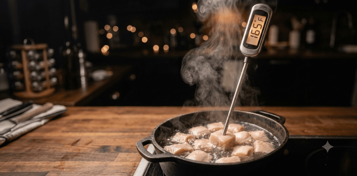Food-safe cooking method